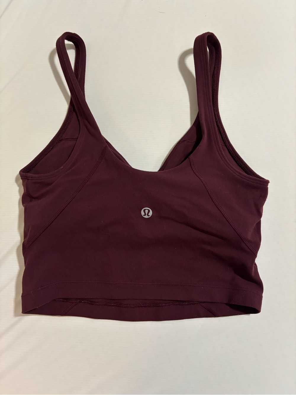 lululemon athletica Women's Deep Burgundy Sports Bra Size 2